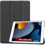 wowacs Apple iPad 9 Kılıf 9. Nesil 10.2 Smart Folio Cover Akıllı Uyku Modlu Pu Deri Standlı Tablet Kılıfı - iPad 9.Nesil 10.2 - Siyah