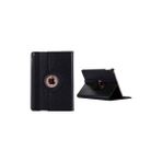Wowacs Apple iPad 9.nesil 2021 10.2 Inç (A2602-A2604) ile Uyumlu 360° Dönebilen Standlı Tablet Kılıfı - iPad 9.Nesil 2021 10,2" - Siyah
