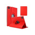 Wowacs Apple iPad Pro 6.nesil 12.9 2022 (A2436-A2764-A2437) ile Uyumlu 360° Dönebilen Standlı Tablet Kılıfı - iPad Pro 12.9 2022 - Kırmızı