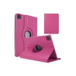 Wowacs Apple iPad Pro 6.nesil 12.9 2022 (A2436-A2764-A2437) ile Uyumlu 360° Dönebilen Standlı Tablet Kılıfı - iPad Pro 12.9 2022 - Pembe