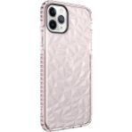 Wowacs Apple iPhone 11 Pro Max Uyumlu Kılıf Prizmatik Tasarım Dayanıklı Kenarlar Şık Tasarım Kılıf - Pembe
