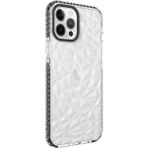Wowacs Apple iPhone 12 Pro Max Uyumlu Kılıf Prizmatik Tasarım Dayanıklı Kenarlar Şık Tasarım Kılıf - Siyah