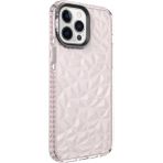 Wowacs Apple iPhone 13 Pro Max Uyumlu Kılıf Prizmatik Tasarım Dayanıklı Kenarlar Şık Tasarım Kılıf - Pembe