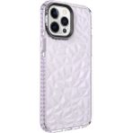 Wowacs Apple iPhone 13 Pro Uyumlu Kılıf Prizmatik Tasarım Dayanıklı Kenarlar Şık Tasarım Kılıf - Mor
