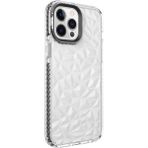 Wowacs Apple iPhone 13 Pro Uyumlu Kılıf Prizmatik Tasarım Dayanıklı Kenarlar Şık Tasarım Kılıf - Siyah