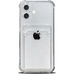 Wowacs Apple iPhone 17 Uyumlu Kılıf Kartlık Bölmeli Arkası Şeffaf Soft Dayanıklı Kılıf Kapak