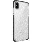 Wowacs Apple iPhone Xs Max 6.5 Uyumlu Kılıf Prizmatik Tasarım Dayanıklı Kenarlar Şık Tasarım Kılıf - Siyah