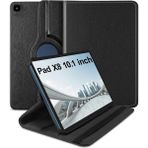 Wowacs Honor Pad X8 10,1 Inç (AGM3-W09HN) ile Uyumlu 360° Dönebilen Standlı Tablet Kılıfı - Siyah