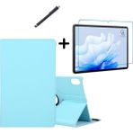 Wowacs Huawei Matepad 11.5" 2023 Uyumlu 360° Dönebilen Standlı Tablet Kılıfı Ekran Koruyucu ve Kalem Seti - Mavi