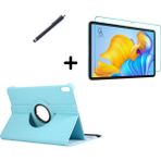 Wowacs Huawei Matepad 11.5" BTK-W09 Uyumlu 360° Dönebilen Standlı Tablet Kılıfı Ekran Koruyucu ve Kalem Set - MatePad 11.5 BTK-W09 - Mavi