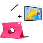 Wowacs Huawei Matepad 11.5" BTK-W09 Uyumlu 360° Dönebilen Standlı Tablet Kılıfı Ekran Koruyucu ve Kalem Set - MatePad 11.5 BTK-W09 - Pembe