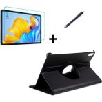 Wowacs Huawei Matepad 11.5" BTK-W09 Uyumlu 360° Dönebilen Standlı Tablet Kılıfı Ekran Koruyucu ve Kalem Set - MatePad 11.5 BTK-W09 - Siyah