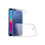 Wowacs Huawei Y7 2018 ile Uyumlu Kılıf Şeffaf Esnek Silikon Telefon Kılıfı Kapak