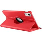 Wowacs Lenovo Tab K11 Gen 2 TB336FU Uyumlu Kılıf Dönebilen Standlı Tablet Kılıfı - Kırmızı