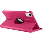 Wowacs Lenovo Tab K11 Gen 2 TB336FU Uyumlu Kılıf Dönebilen Standlı Tablet Kılıfı - Pembe
