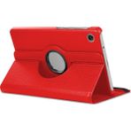 wowacs Lenovo Tab M10 Hd (2.nesil) TB-X306F Kılıf Dönebilen Standlı Tablet Kılıfı - Tab M10 X306F - Kırmızı