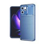 Wowacs Oppo Reno 14F Uyumlu Kılıf Karbon Tasarım Kamera Korumalı Silikon Telefon Kılıfı Kapak - Lacivert - Reno 14 F