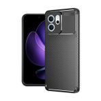 Wowacs Oppo Reno 14F Uyumlu Kılıf Karbon Tasarım Kamera Korumalı Silikon Telefon Kılıfı Kapak - Siyah - Reno 14 F
