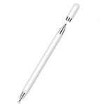wowacs Philips M10 S411J Uyumlu Dokunmatik Kalem Passive Stylus 2in1 Tablet Kalemi Çizim & Yazı Kalemi - Beyaz
