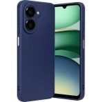 Wowacs Samsung Galaxy A07 Uyumlu Kılıf Karbon Tasarım Kamera Korumalı Silikon Telefon Kılıfı Kapak - Lacivert