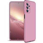 wowacs Samsung Galaxy A13 4g ile Uyumlu Kılıf 3 Parçalı Tam Koruma Dayanıklı Soft Ince Kılıf - Rose