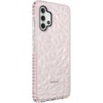 Wowacs Samsung Galaxy A32 4g Uyumlu Kılıf Prizmatik Tasarım Dayanıklı Kenarlar Şık Tasarım Kılıf - Pembe