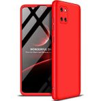 Wowacs Samsung Galaxy A81 (Note 10 Lite) ile Uyumlu Kılıf 3 Parçalı Tam Koruma Dayanıklı Soft Ince Kılıf - Kırmızı