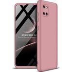 Wowacs Samsung Galaxy A81 (Note 10 Lite) ile Uyumlu Kılıf 3 Parçalı Tam Koruma Dayanıklı Soft Ince Kılıf - Rose