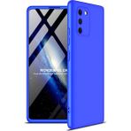 Wowacs Samsung Galaxy A91 (S10 Lite) ile Uyumlu Kılıf 3 Parçalı Tam Koruma Dayanıklı Soft Ince Kılıf - Mavi