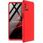Wowacs Samsung Galaxy M31S ile Uyumlu Kılıf 3 Parçalı Tam Koruma Dayanıklı Soft Ince Kılıf - Kırmızı