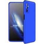 Wowacs Samsung Galaxy M52 ile Uyumlu Kılıf 3 Parçalı Tam Koruma Dayanıklı Soft Ince Kılıf - Mavi
