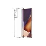 Wowacs Samsung Galaxy Note 20 ile Uyumlu Kılıf Şeffaf Kamera Korumalı Esnek Silikon Telefon Kılıfı Kapak