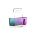 Wowacs Samsung Galaxy S10 Plus ile Uyumlu Kılıf Şeffaf Kamera Korumalı Esnek Silikon Telefon Kılıfı Kapak