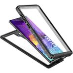 Wowacs Samsung Galaxy S20 Plus Uyumlu Kılıf Su Geçirmez 360 Derece Koruma Waterproof Telefon Kılıfı Kabı - Şeffaf Siyah