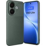 Wowacs Vivo V60 Lite Uyumlu Kılıf Karbon Tasarım Kamera Korumalı Silikon Telefon Kılıfı Kapak - Koyu Yeşil