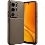 Wowacs Vivo Y29 4g Uyumlu Kılıf Karbon Tasarım Kamera Korumalı Silikon Telefon Kılıfı Kapak - Kahverengi