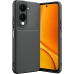 Wowacs Vivo Y29S Uyumlu Kılıf Karbon Tasarım Kamera Korumalı Silikon Telefon Kılıfı Kapak - Gri