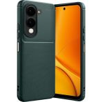 Wowacs Vivo Y29S Uyumlu Kılıf Karbon Tasarım Kamera Korumalı Silikon Telefon Kılıfı Kapak - Koyu Yeşil