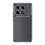Wowacs Xiaomi Mi 14T Uyumlu Kılıf Karbon Tasarım Kamera Korumalı Silikon Telefon Kılıfı Kapak - Siyah