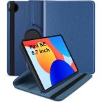 Wowacs Xiaomi Redmi Pad Se 8.7 Inç ile Uyumlu 360° Dönebilen Standlı Tablet Kılıfı - Redmi Pad SE 8.7" - Lacivert