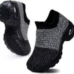 WOWEI Slip On Siyah Unisex Spor Ayakkabı