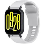 Wownadu 22mm Kordon Şirketli Xiaomi Redmi Watch 5 Active Kordon/Redmi Watch 5 Lite Kayışı Sıra Silikon Spor Değiştirme Bantları (Gözleme yok)