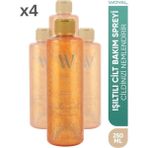 Woyal Life Bronzlaştırıcı Işıltılı Vücut Spreyi, Kokulu Vücut Spreyi 4 Adet 250 Ml