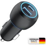 Woyax Araç Şarj Aleti Çakmaklık Type-C + USB Girişli 38W - Tekli