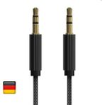 Woyax By Deji 3.5mm Aux to 3.5mm Aux Ses Kablosu Stereo Destekli Örgülü 1.2m - Siyah