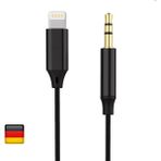 Woyax by Deji iPhone Lightning Aux 3.5mm Ses Kablosu 1.2m Stereo Ses - Siyah