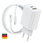 Woyax by Deji Lenovo Uyumlu 20W PD Type-C Çoklu Hızlı Şarj Aleti / Cihazı PD ve USB Çıkış 1.2M Type-C Şarj Kablosu