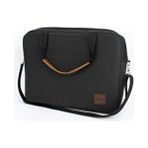 Woys Bags 15.6 Inç Su Geçirmez Kumaş Özellikli Notebook Laptop Çantası Siyah Renkli Koruma