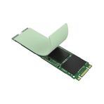 Wozlo 0.5MM*22*70MM Termal Pad M2 SSD Chipset Soğutucu - 7X2CM Silikon Iletken - Yeşil - 6W/MK