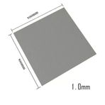 Wozlo 1.0mm 100X100MM Chipset Soğutucu Termal Pad - Cep Telefonu Notebook Ps4 Ps5 - Gri - 13W/M.K